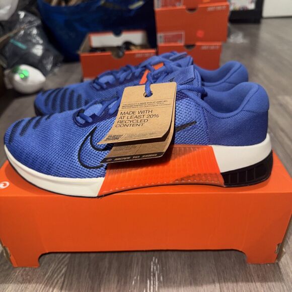 Nike Metcon 9 Astronomy Blue Orange White DZ2617-401 Size 12 Men's Crossfit Gym - Picture 3 of 8